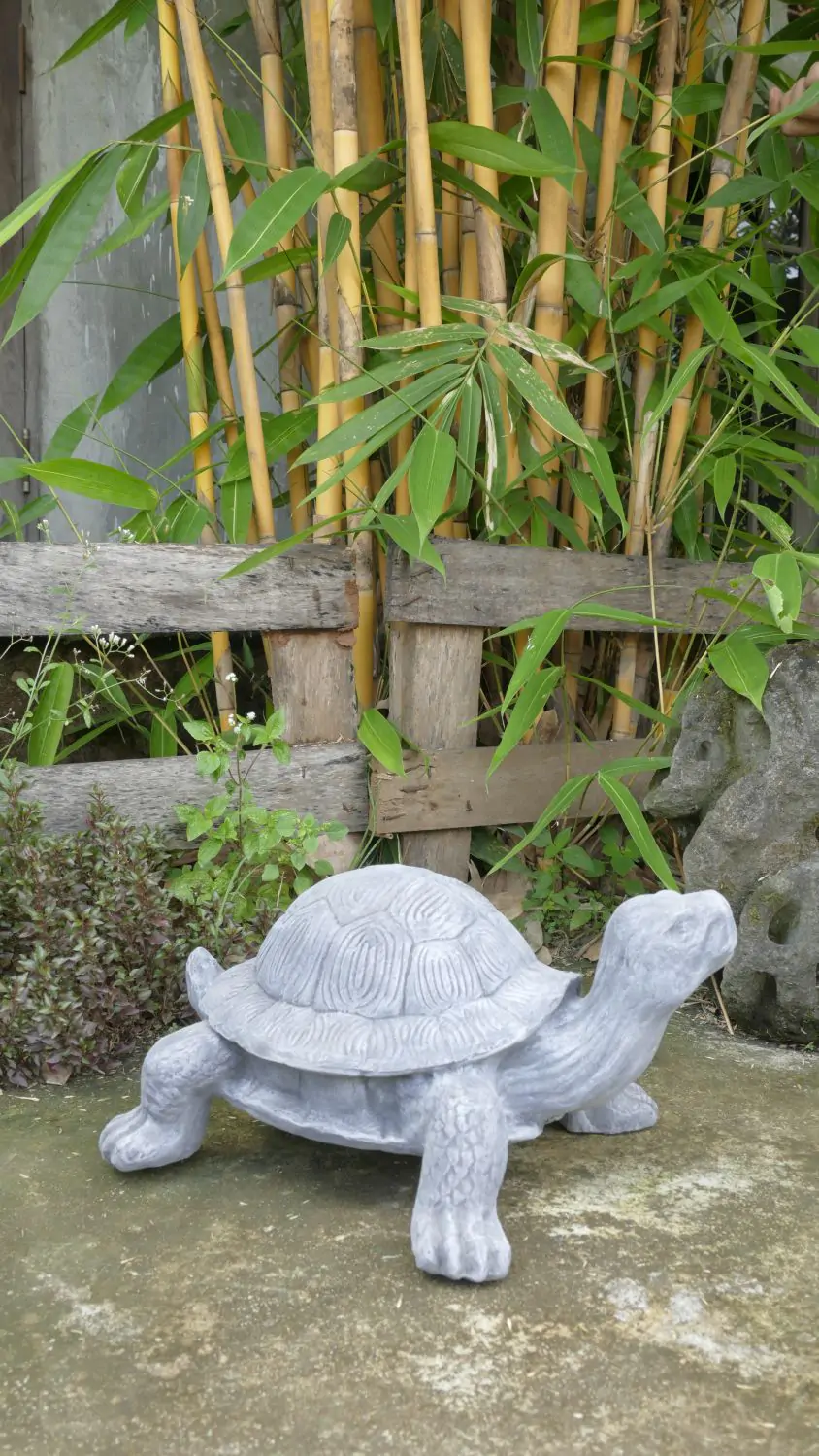  Product image 4 of the product “Small Turtle, 48.5 cm Length | cast stone ”